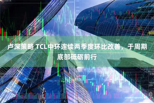卢深策略 TCL中环连续两季度环比改善，于周期底部砥砺前行